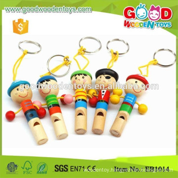 5Design Promotion Gift Cheap Hardwood Whistle Toys for baby